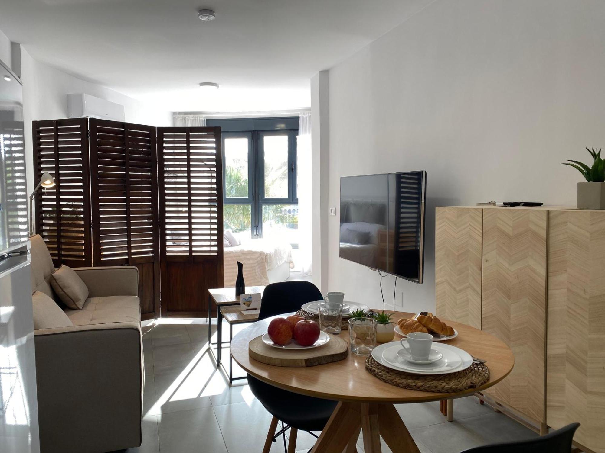 Loft primera línea playa, Cabo de Gata, Wifi Daire Retamar  Dış mekan fotoğraf